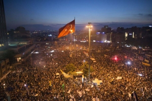 Manifestazione in piazza Taksim (Istanbul) 15 giugno 2013